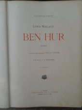 kniha Ben Hur Rom., Jos. R. Vilímek 1911