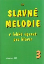 kniha Slavné melodie v lehké úpravě pro klavír 3. díl, G & W 2012