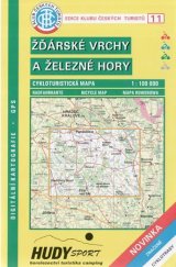 kniha Žďárské vrchy a Železné hory  cykloturistická mapa 1:100 000 : značené cyklotrasy, průvodce, Trasa 2003
