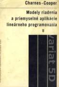 kniha Modely riadenia a priemyselné aplikácie lineárneho programovania II, Slovenska akademia vied  1966