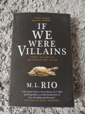 kniha If We Were Villains, Titan Books 2017
