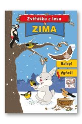 kniha Zvířátka z lesa Zima Nalep! Vyřeš!, Svojtka 2022