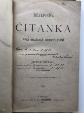 kniha Dějepisná čítanka pro mládež dospělejší, I.L. Kober 1892