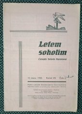 kniha Letem sokolím. Časopis Sokola Karvinná, Sokol Karvinná 1938