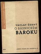 kniha Esej o básnickém baroku, Orbis 1937