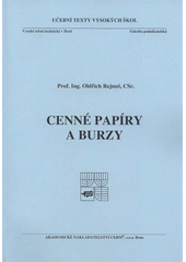 kniha Cenné papíry a burzy, Akademické nakladatelství CERM 2009