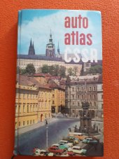 kniha autoatlas ČSSR 1:400 000, Kartografie 1978