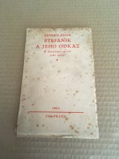 kniha Štefánik a jeho odkaz přednáška k desátému výročí jeho smrti, Čin 1929