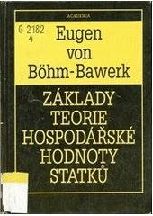 kniha Základy teorie hospodářské hodnoty statků, Academia 1991