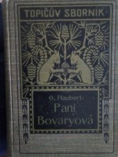 kniha Paní Bovaryová Rom., F. Topič 1913