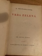 kniha Vrba zelená, Fr. Borový 1925