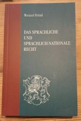 kniha Das sprachliche und sprachlich-nationale Recht, L. Marek  2006