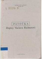 kniha Dopisy Václavu Richterovi soubor korespondence z pozůstalosti, Oikoymenh 2001