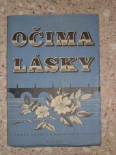 kniha Očima lásky verše českých básníků o Praze, Fr. Borový 1941