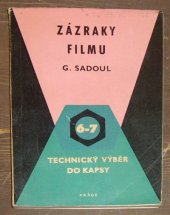 kniha Zázraky filmu, Práce 1962