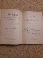 kniha Žaltář Poděbradský, Česká akademie císaře Františka Josefa pro vědy, slovesnost a umění 1899