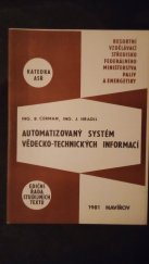 kniha Automatizovaný systém vědecko-technických informací , Resortní vzdělávací středisko Federálního ministerstva paliv a energetiky 1981