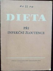 kniha Dieta při infekční žloutence, SZdN 1962