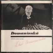 kniha Libuše Domanínská, Supraphon 1983