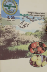 kniha Ekologické pěstování jabloní a tržní produkce biojablek, PRO-BIO Association of organic farmers 2001