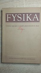kniha Fyzika Učební text pro zdravotnické školy, SPN 1959