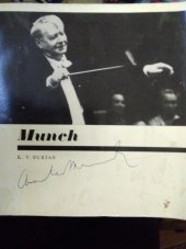 kniha Charles Munch, Supraphon 1971