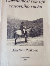 kniha Udržitelnost rozvoje cestovního ruchu, Gaudeamus 2009