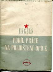 kniha Podíl práce na polidštění opice, Svoboda 1949