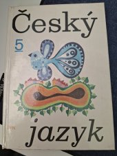 kniha Český jazyk pro 5. ročník, Státní pedagogické nakladatelství Praha 1988
