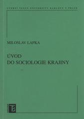 kniha Úvod do sociologie krajiny, Karolinum  2008