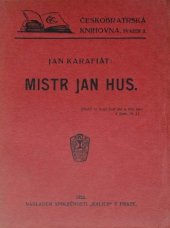 kniha Mistr Jan Hus, Kalich 1922