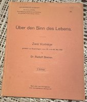 kniha Über den Sinn des Lebens, Verlag 1913