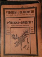 kniha Příručka pro drogisty, I.L. Kober 1930