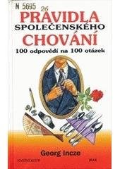 kniha Pravidla společenského chování, Ikar 1999