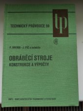 kniha Obráběcí stroje Konstrukce a výpočty, SNTL 1982