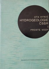 kniha Hydrogeologie ČSSR. 1. [díl], - Prosté vody, Československá akademie věd 1961