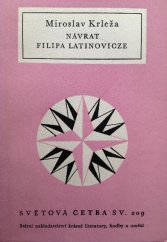 kniha Návrat Filipa Latinovicze, Státní nakladatelství krásné literatury, hudby a umění 1959