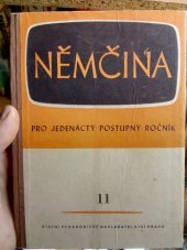 kniha Němčina pro jedenáctý postupný ročník 3. [část], - Land und Leute - Učebnice pro školy všeobecně vzdělávací., SPN 1955