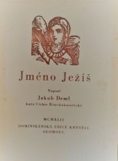 kniha Jméno Ježíš, Dominikánská edice Krystal 1942