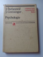 kniha Psychologie Určeno pro stř. zdravot. školy, Avicenum 1985