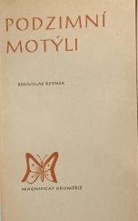 kniha Podzimní motýli, Zdeněk Řezníček 1946