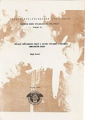 kniha Přehled průzkumných prací a jejich výsledků v historii Moravského krasu, Česká speleologická společnost 1989