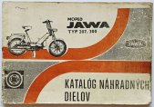 kniha KATALÓG NÁHRADNÝCH DIELOV  MOPED JAWA TYP 207.300, Povážské strojárne 1980