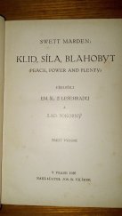 kniha Klid, síla, blahobyt, Jos. R. Vilímek 1926
