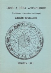 kniha Lesk a bída astrologie (poznámky z teoretické astrologie), Krajina 1991