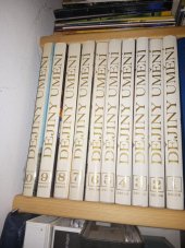 kniha Dějiny Umění 1 - 10, ODEON 1977