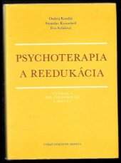 kniha Psychoterapia a reedukácia, Osveta 1985