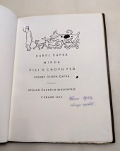 kniha Minda, čili, O chovu psů, Spolek českých bibliofilů 1930