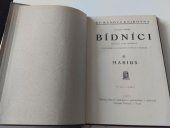 kniha Bídníci. III., - Marius, Ústřední dělnické knihkupectví a nakladatelství, Antonín Svěcený 1928