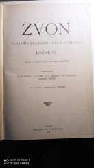 kniha ZVON 1906 Týdeník belletristický a literární, F. Šimáček 1906